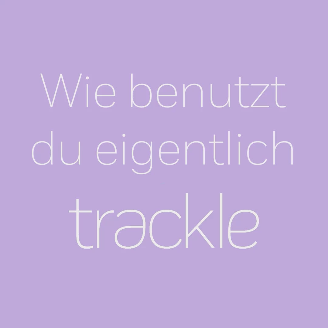 Wie benutzt Du eigentlich trackle (Video)