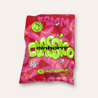 7er Tüte einhorn Kondome Classico